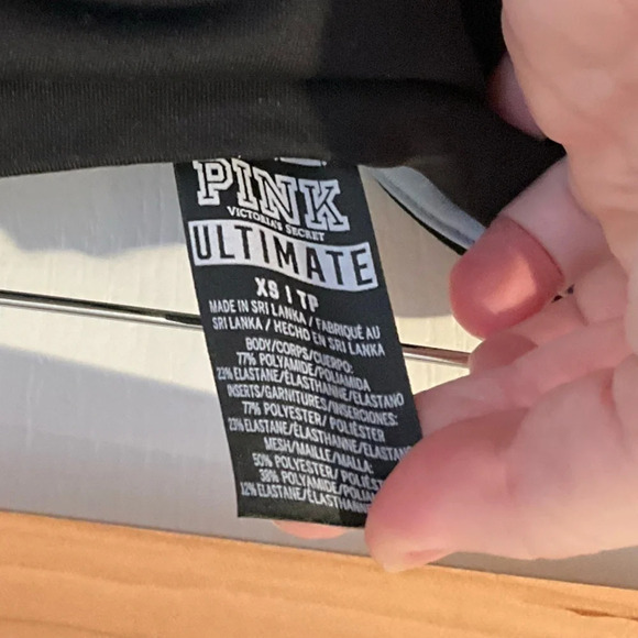 Pink by Victoria Secret Ultimate black & blue leggings. Size XS - Picture 2 of 6